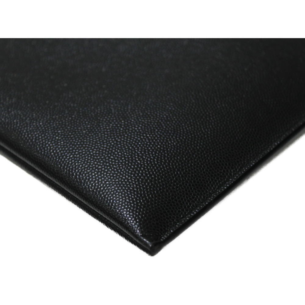 SAINT LAURENT Clutch Bag Shoulder Black Leather - Picture 3 of 7